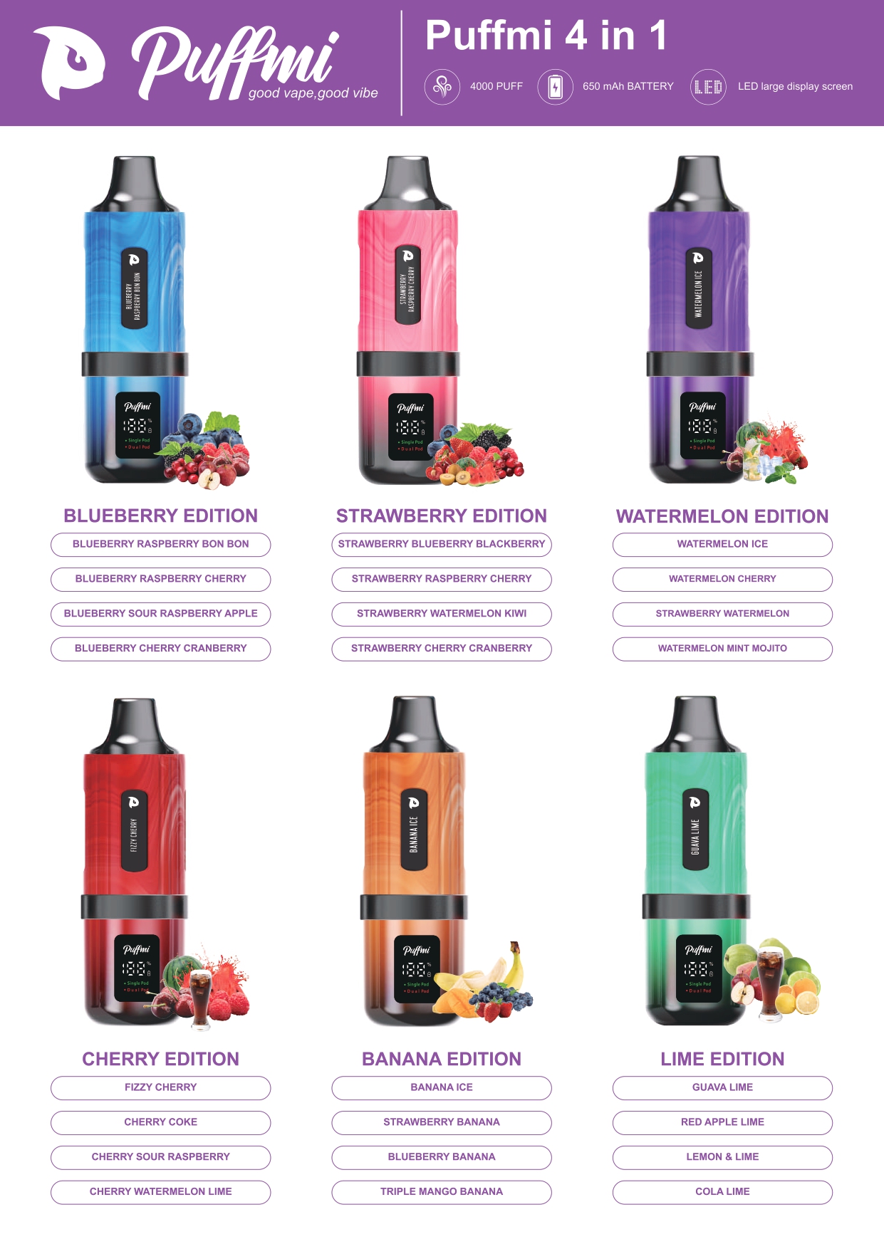 Puffmi 4in1 menu